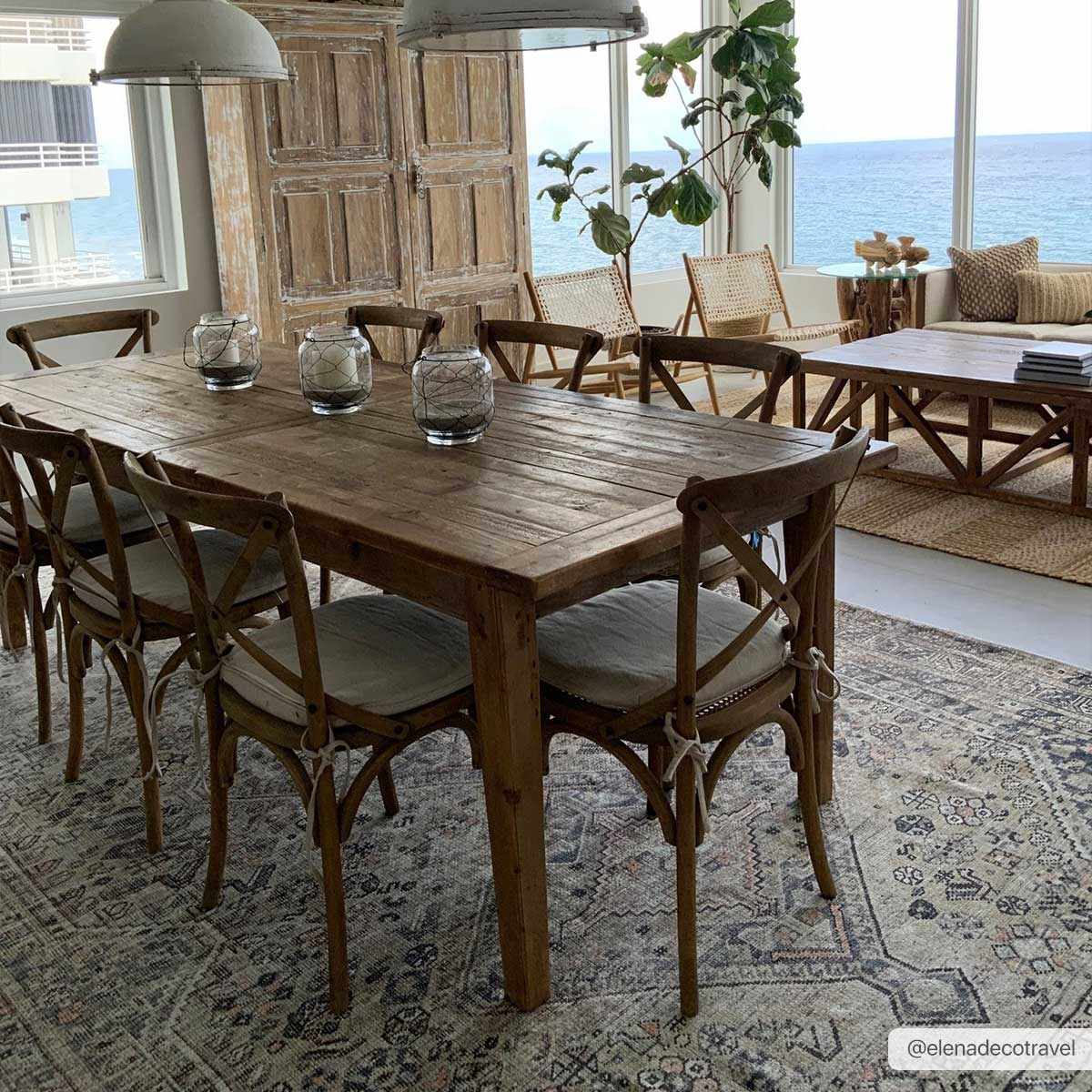 Rynx | Boho Tan Washable Rug