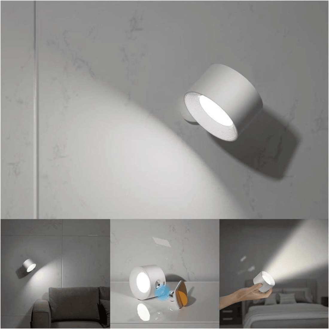 RYNX | 360° Wireless Rechargeable Wall Light