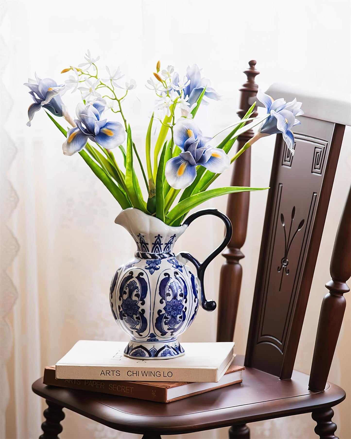 Rynx | Blue Branco Vase