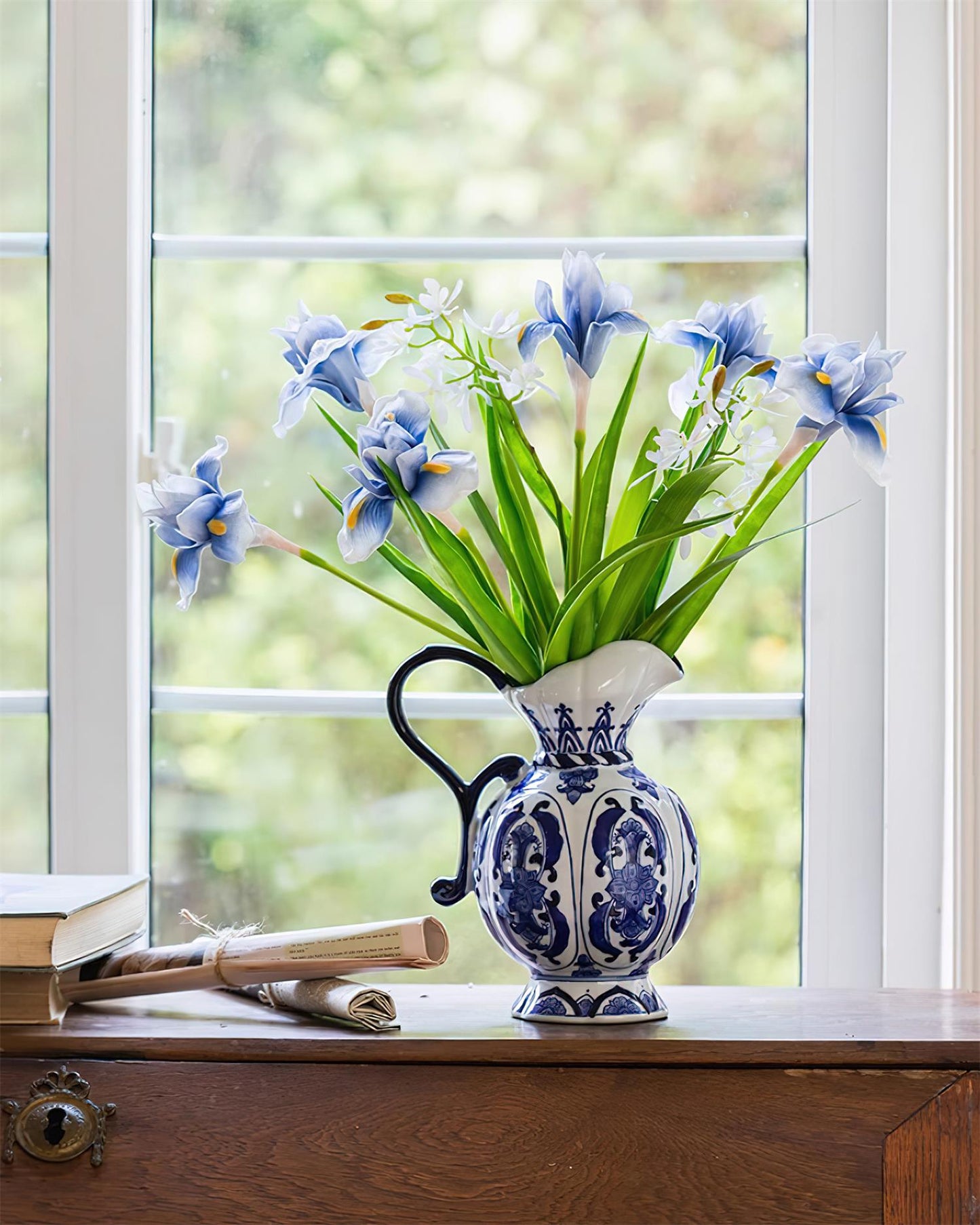 Rynx | Blue Branco Vase
