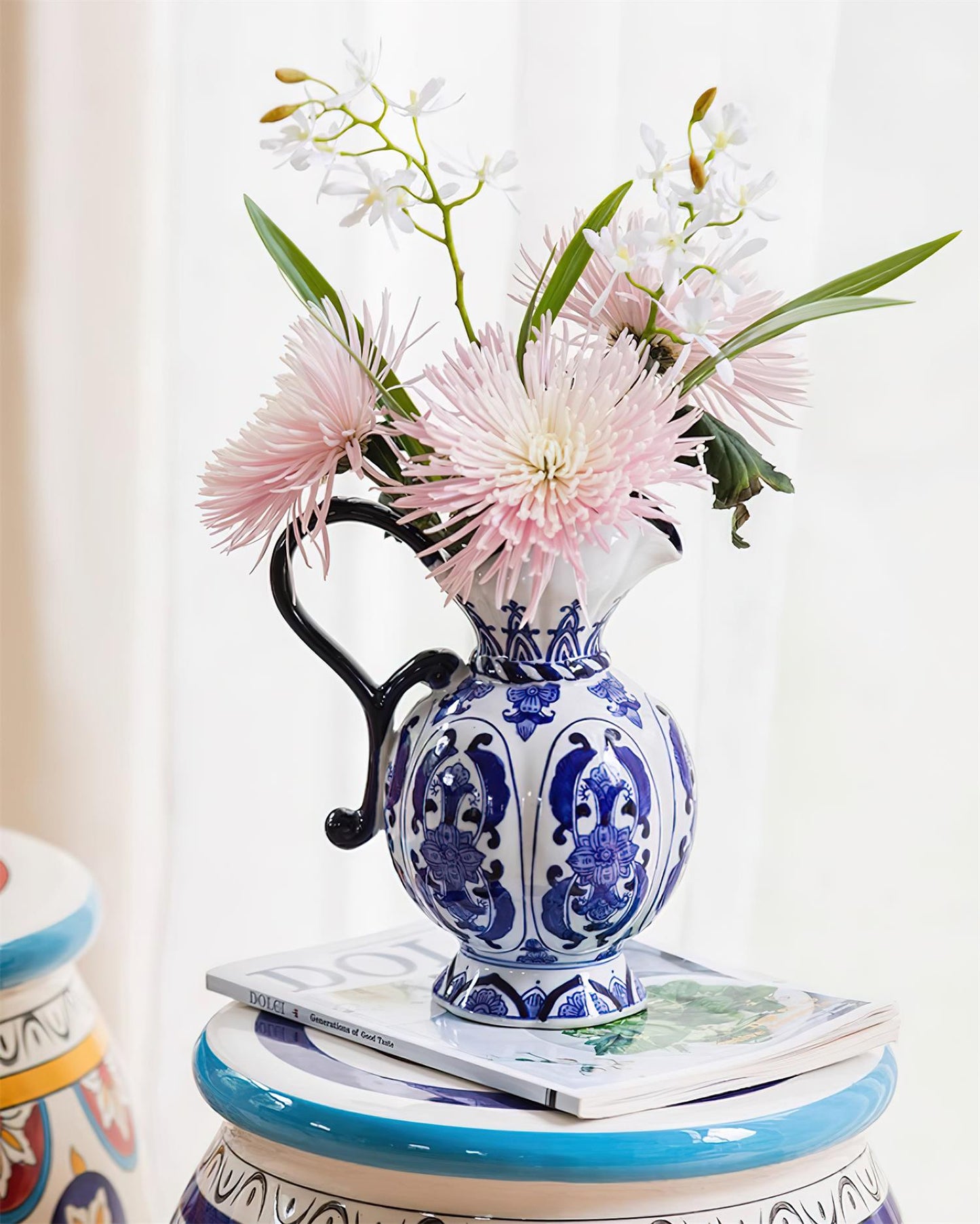 Rynx | Blue Branco Vase