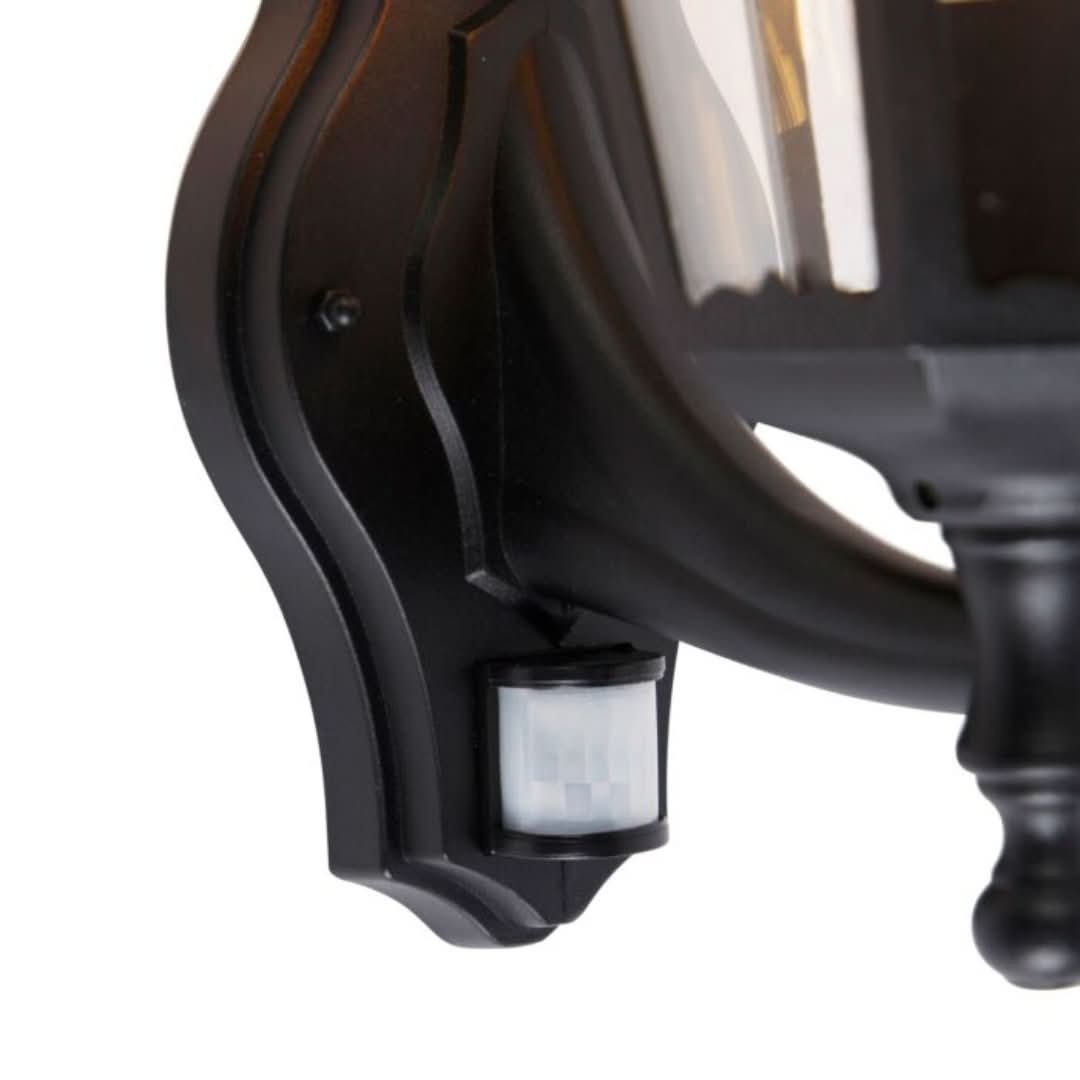 Rynx | Glow Sensor - Outdoor Wall Lamp Black with Motion Sensor