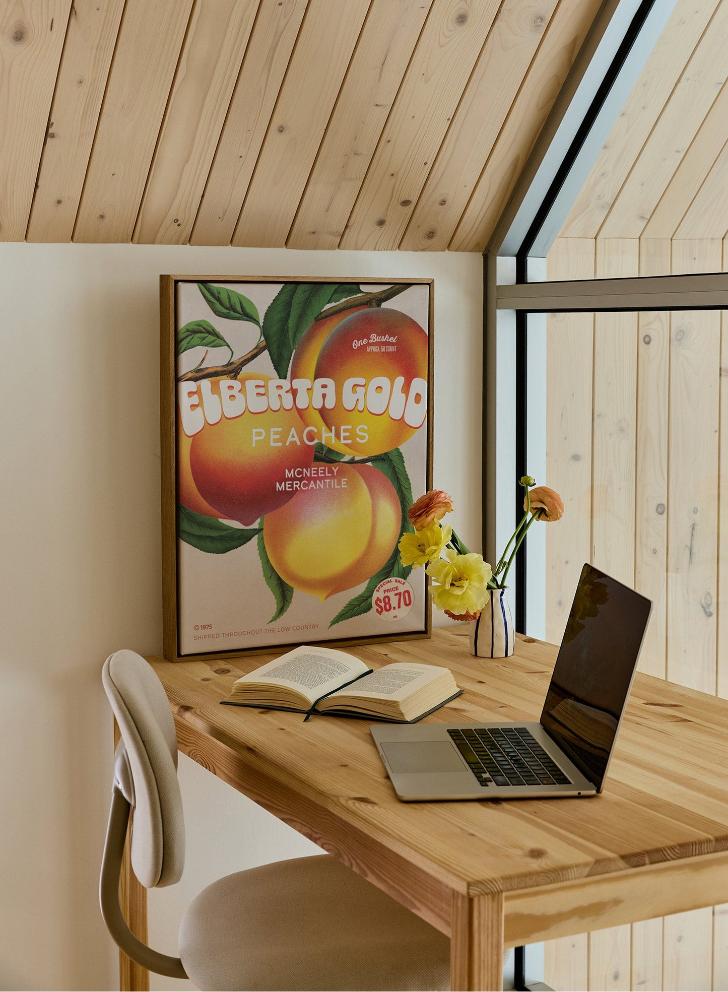 Rynx | Vintage Gold Peaches, Poster