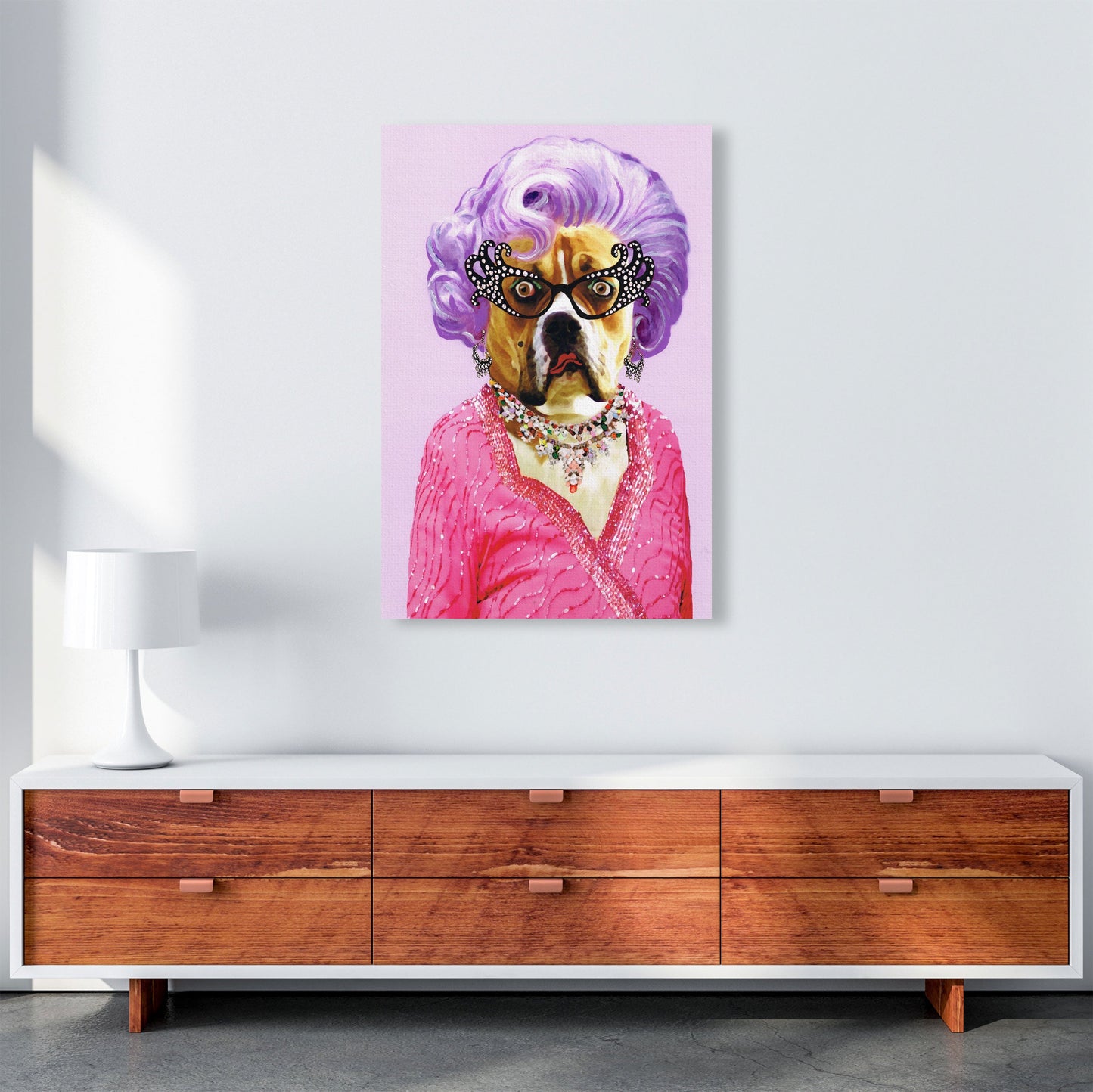 Rynx | Lady Edna Art Print by Coco Deparis