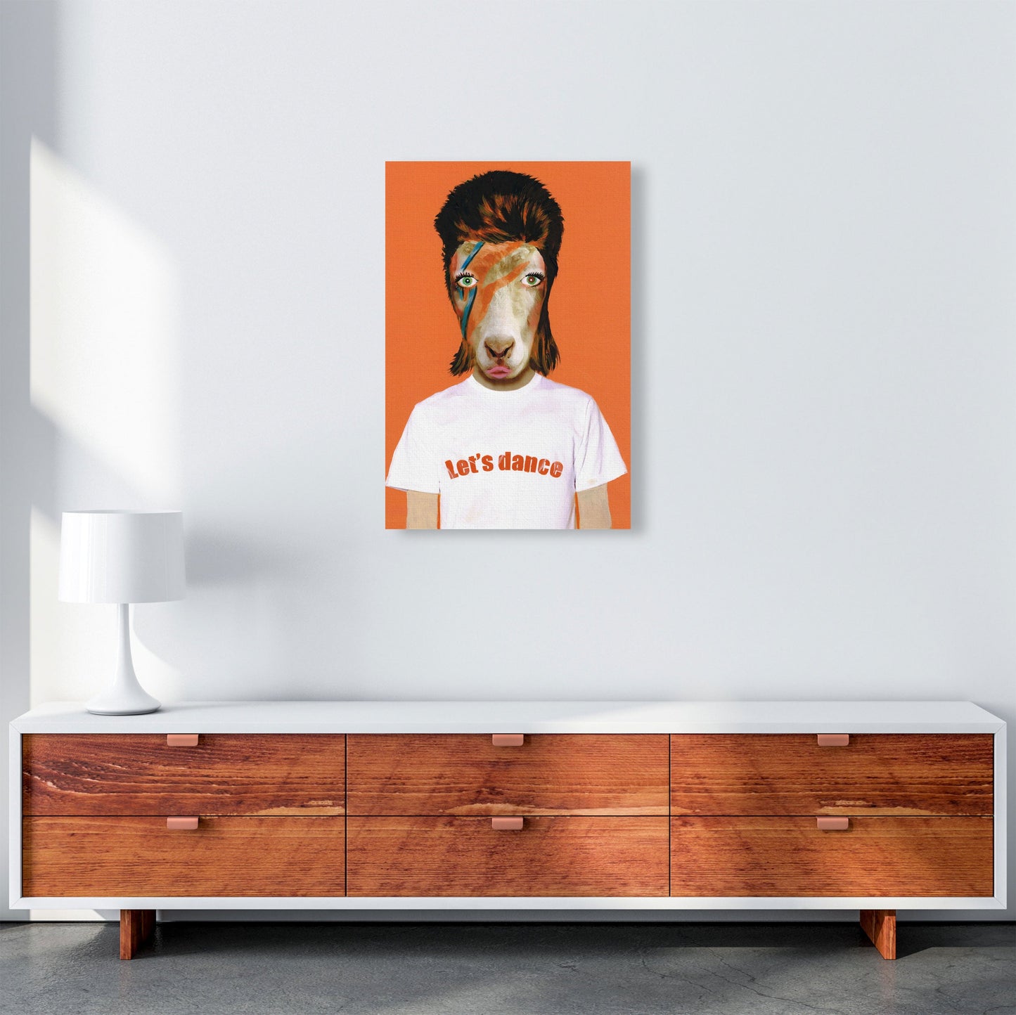 Rynx | David Bowie Goat Art Print by Coco Deparis