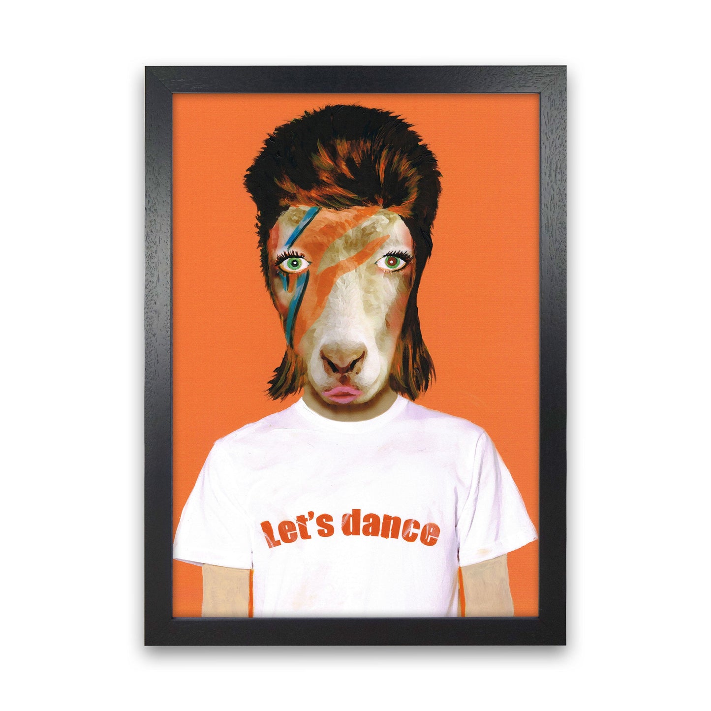 Rynx | David Bowie Goat Art Print by Coco Deparis