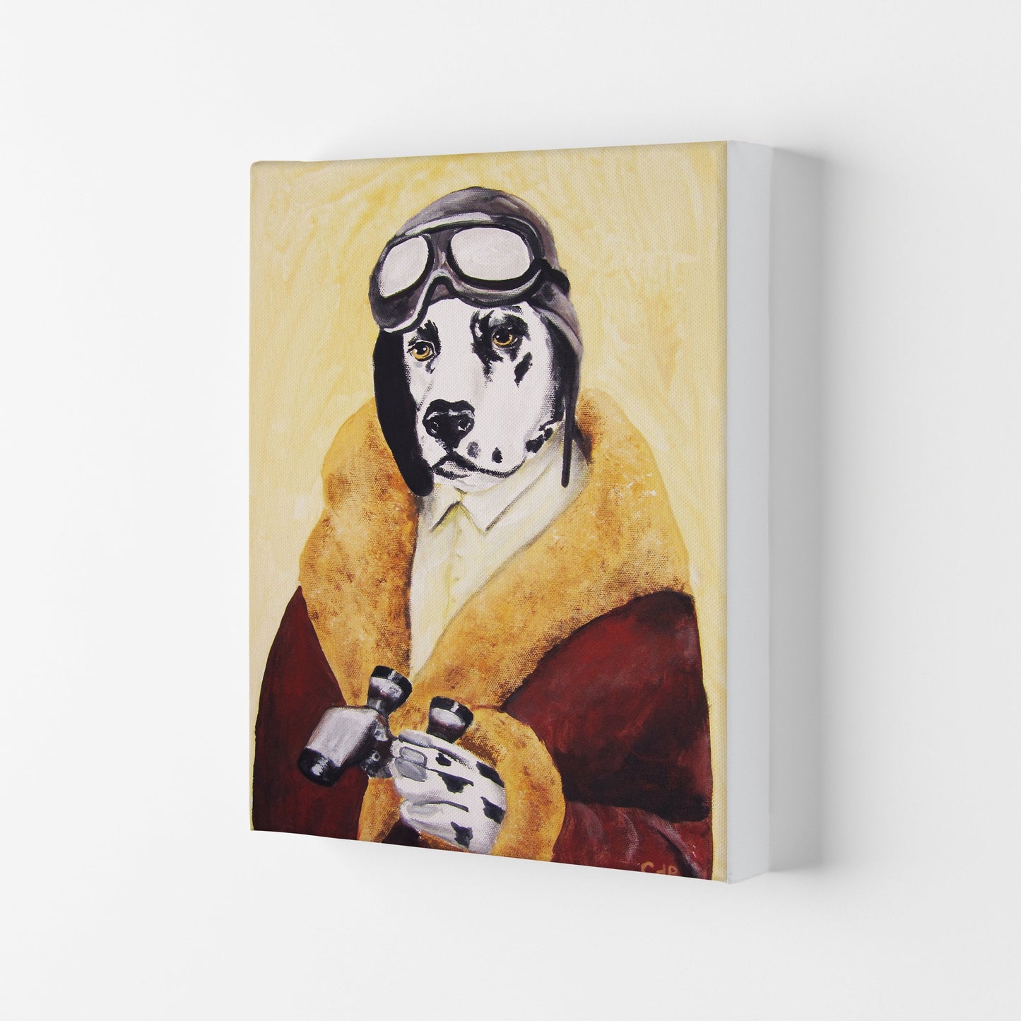 Rynx | Dalmatian Pilot Art Print by Coco Deparis