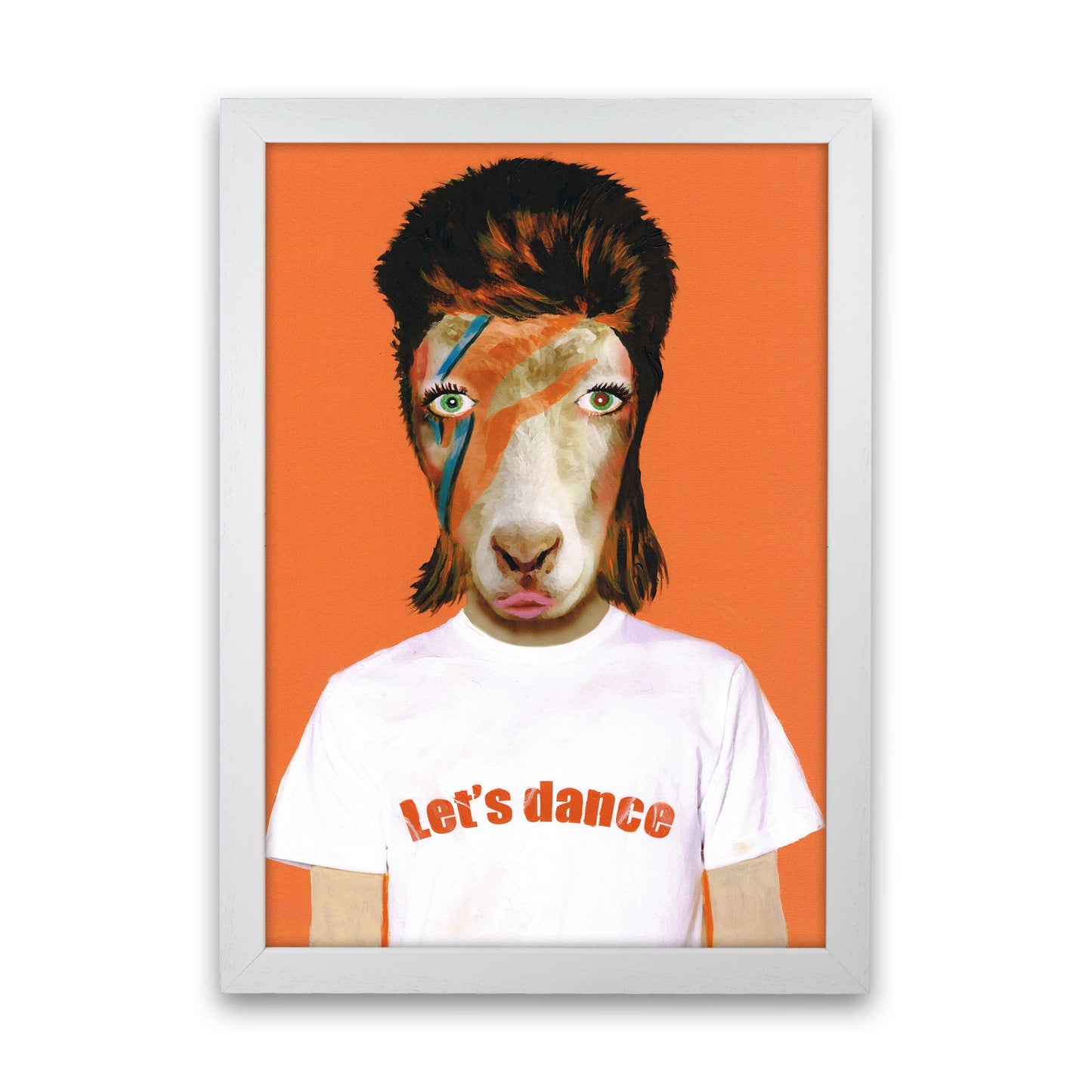Rynx | David Bowie Goat Art Print by Coco Deparis