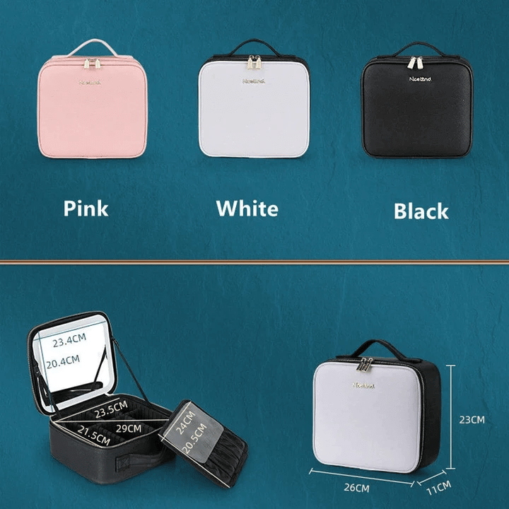 Rynx | Niceland Travel Make-up Bag with LED Mirror