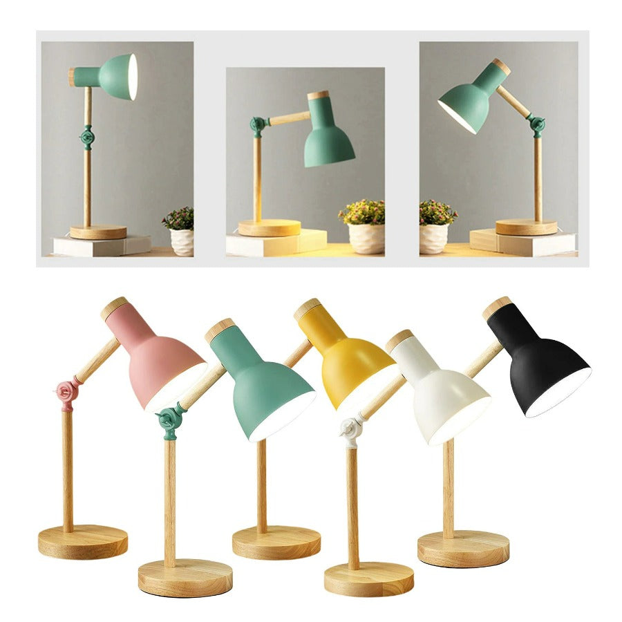Rynx | LuminoShade - Modern Wood Desk Lamp in Scandinavian Style