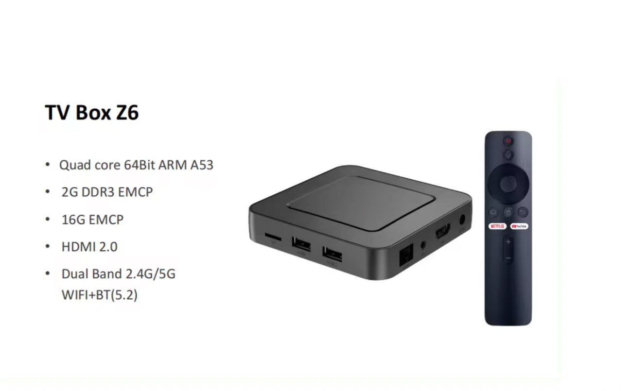 Rynx | 4K Ultra HD Android 10 TV Box with Remote Control