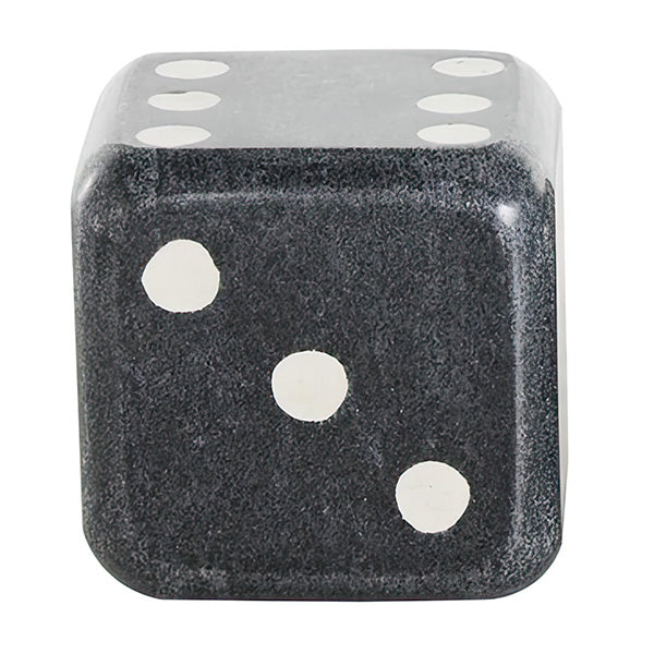 Rynx | Black Marble Cube Bookends, Set of Two