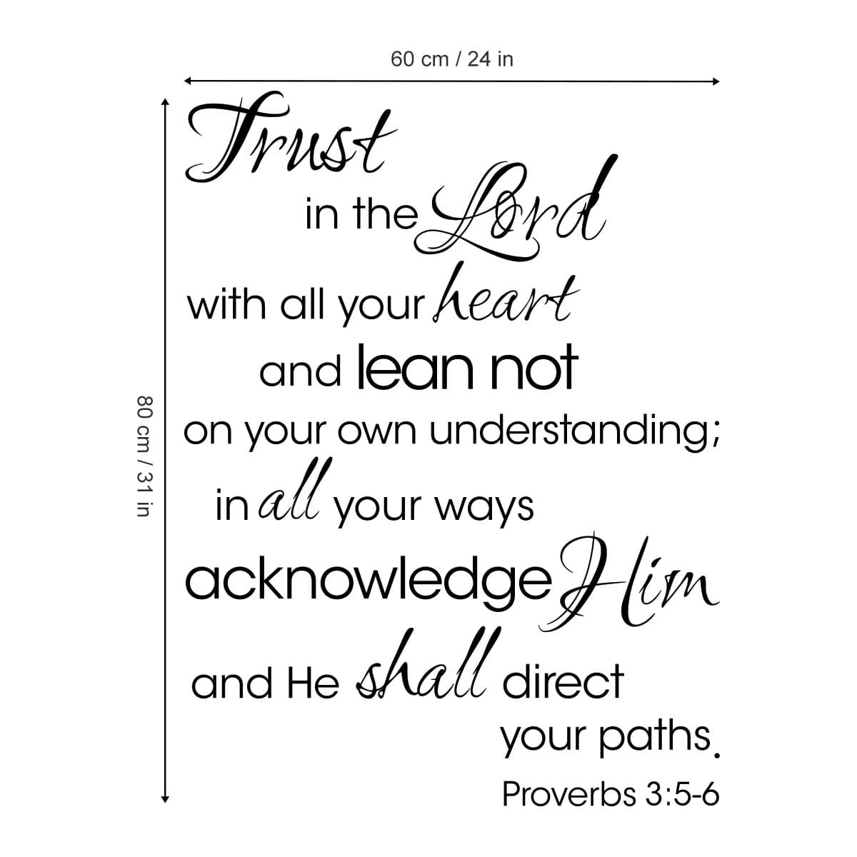 Rynx | The Lord Trust Wall Sticker