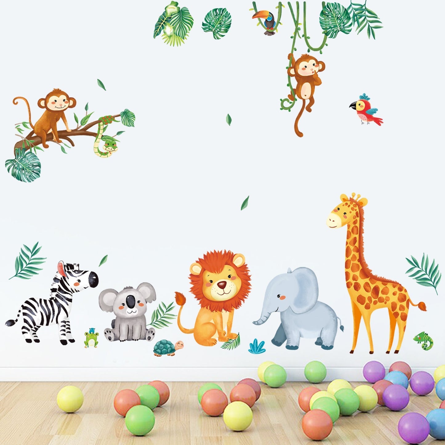 Rynx | Jungle animals wall stickers
