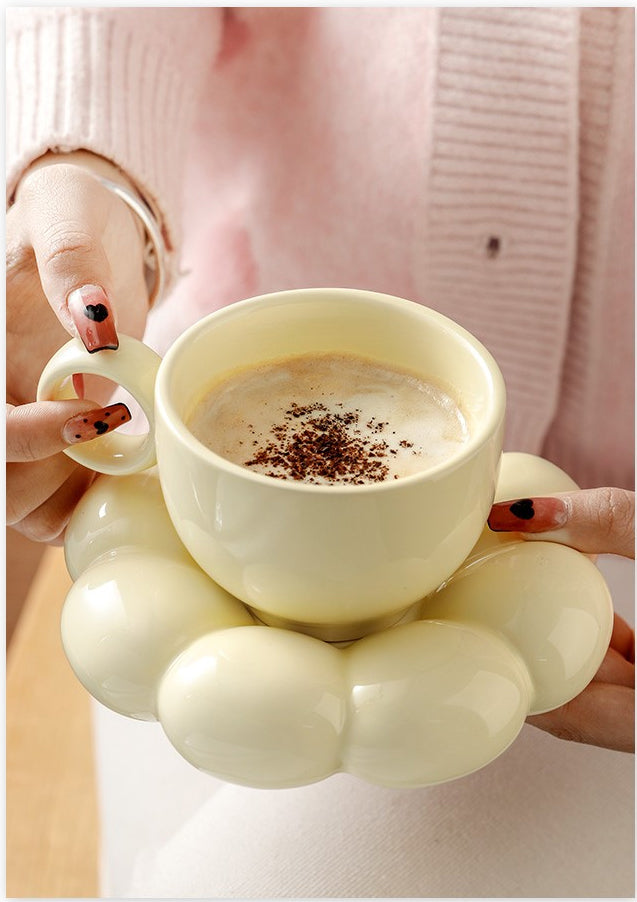 Rynx Chubby Floral Cup and Saucer Set