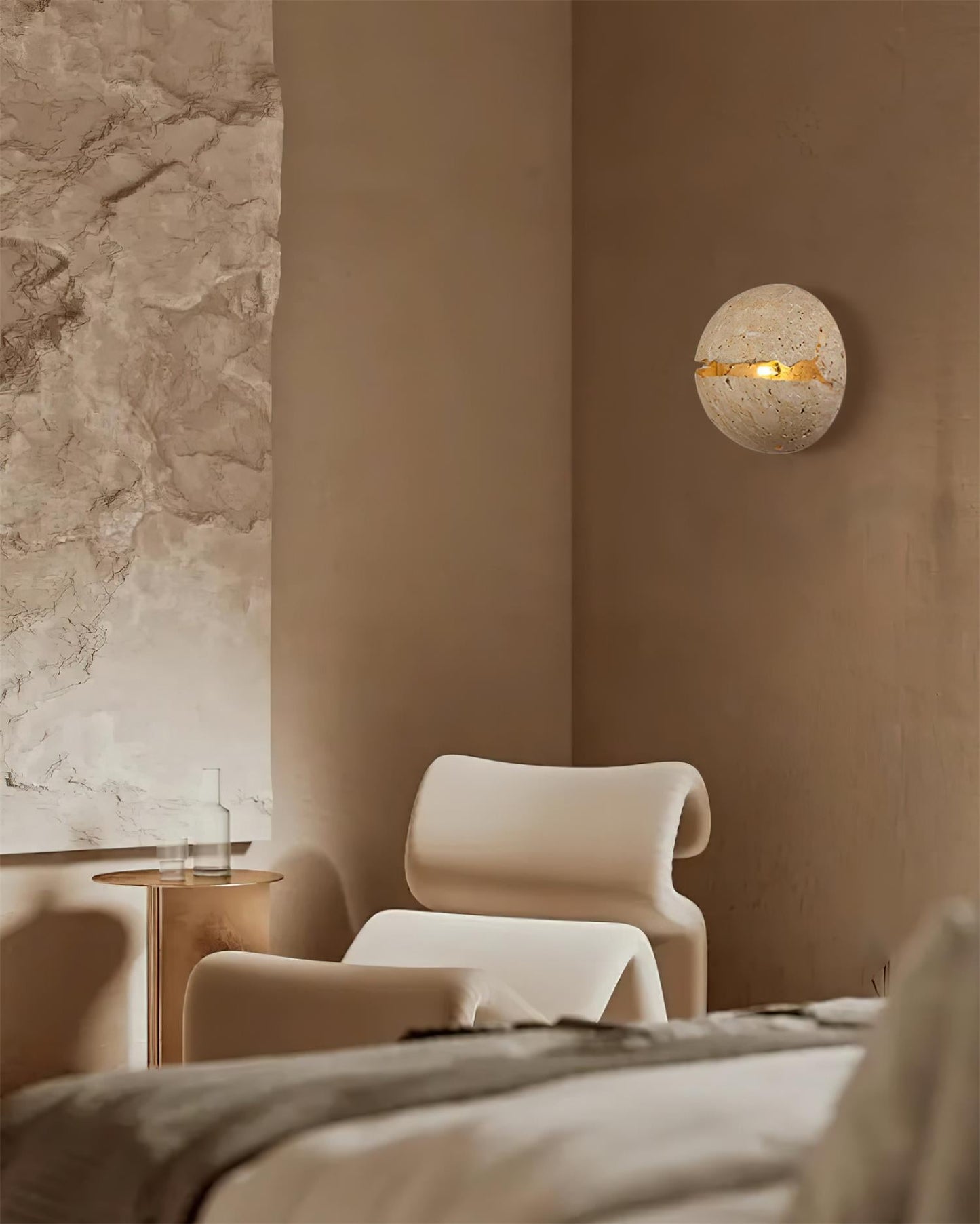 Rynx | Dino Egg Stone Wall Lamp