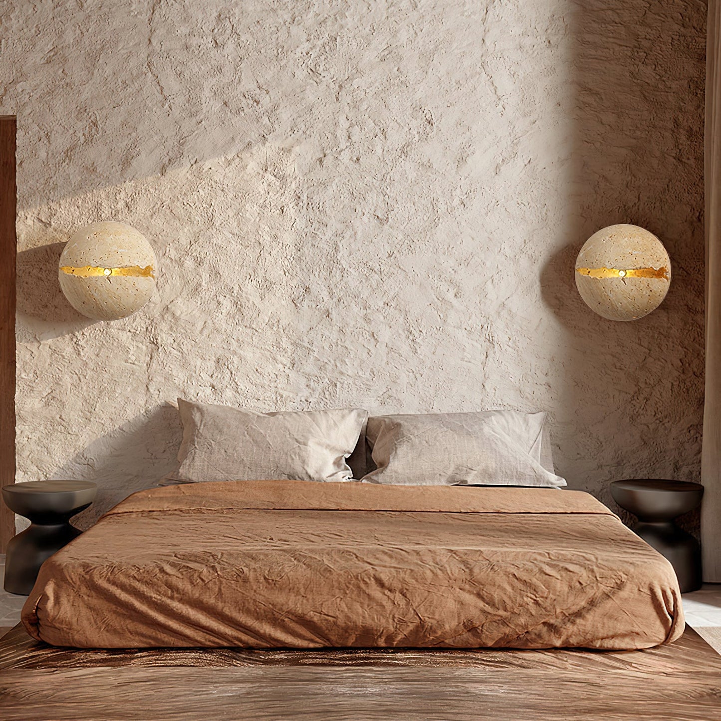 Rynx | Dino Egg Stone Wall Lamp