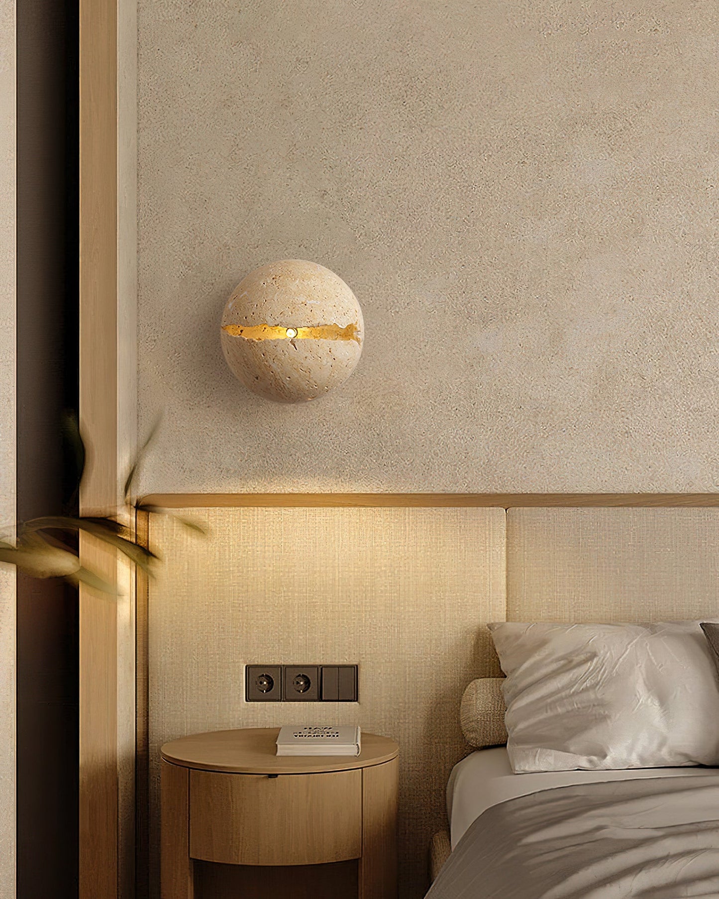Rynx | Dino Egg Stone Wall Lamp