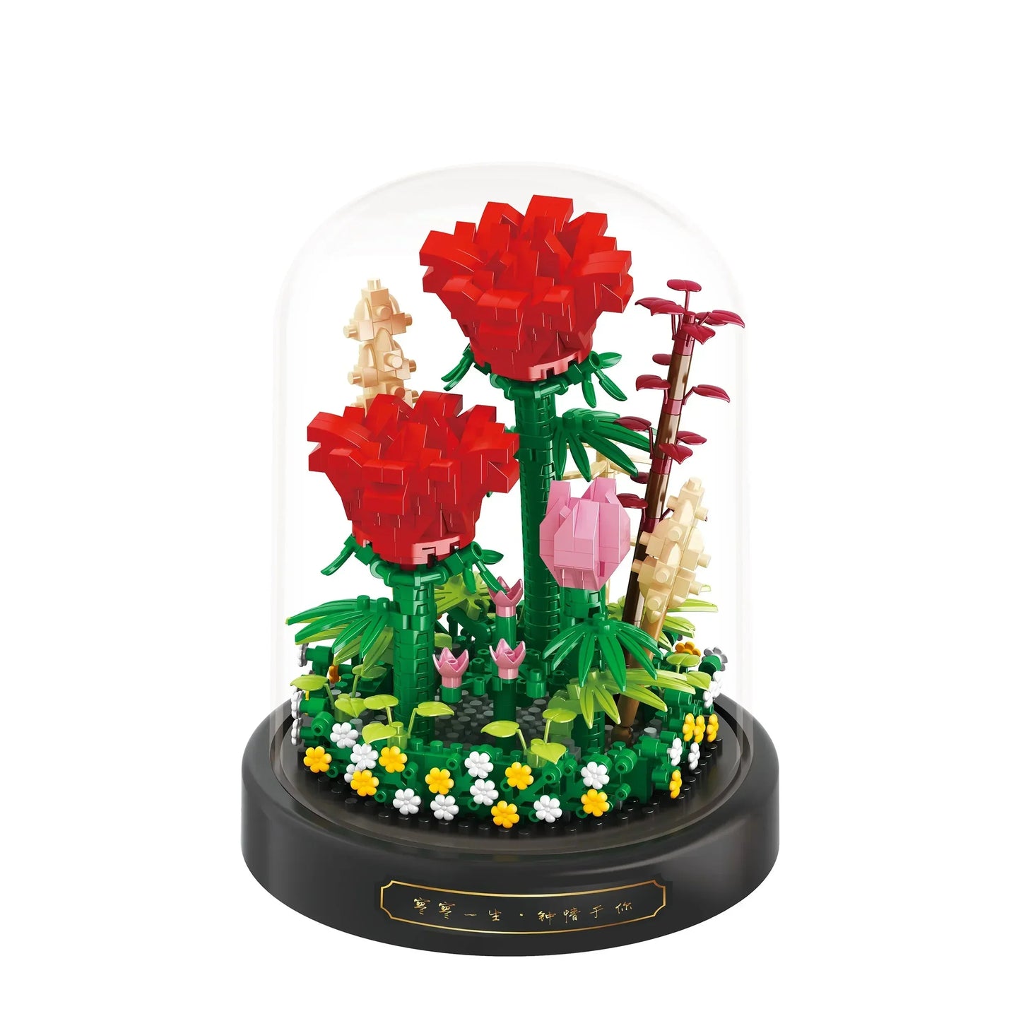 Rynx | BloomBrick DIY Micro Flower Building Blocks | Mini Brick Puzzle | Home Decoration & Gift Idea for Kids