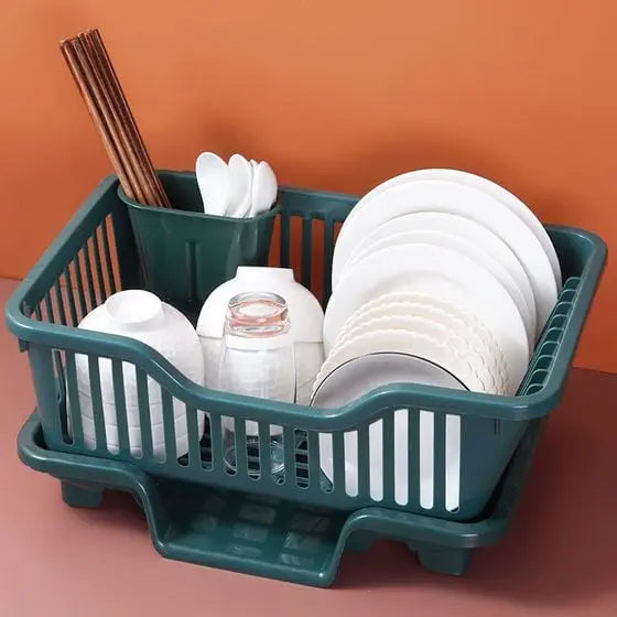 Rynx | Double-layer drying rack for dishes and cutlery – Space-saving solution