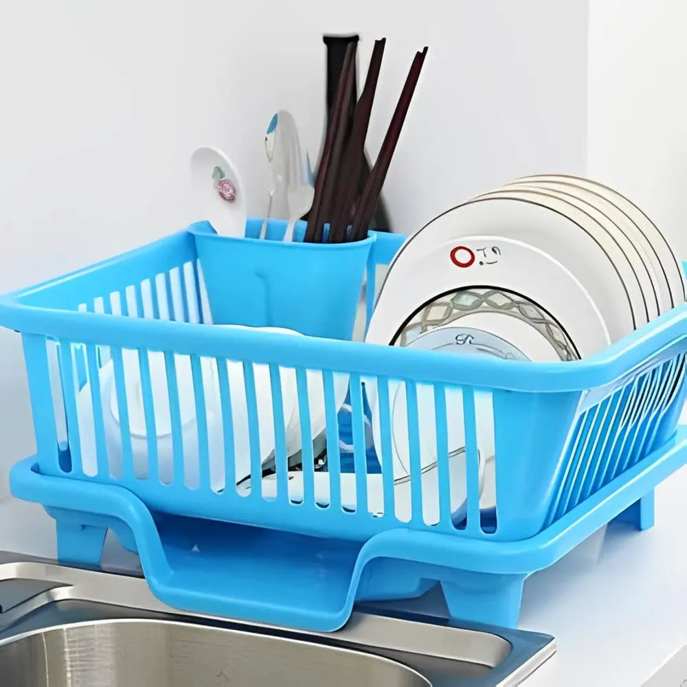 Rynx | Double-layer drying rack for dishes and cutlery – Space-saving solution