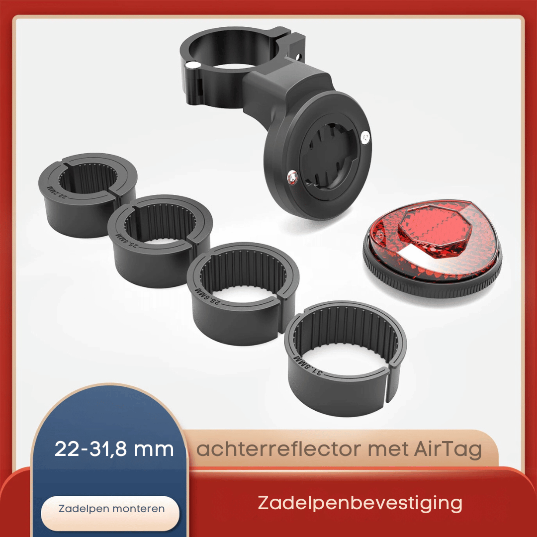 Rynx | Hidden Bike GPS Holder - Apple Airtag And Garmin