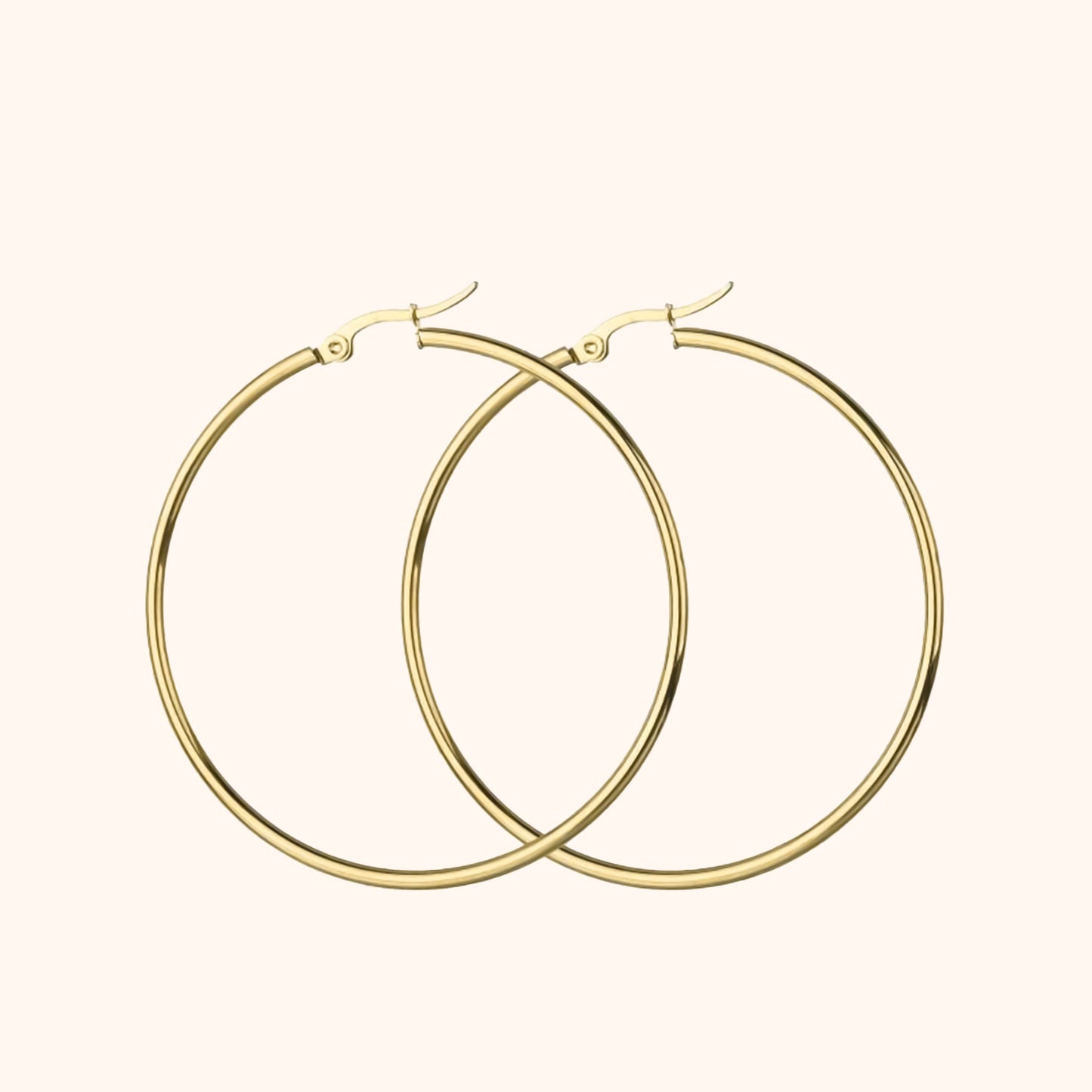 RYNX | Celeste Large Hoop Earrings Gold