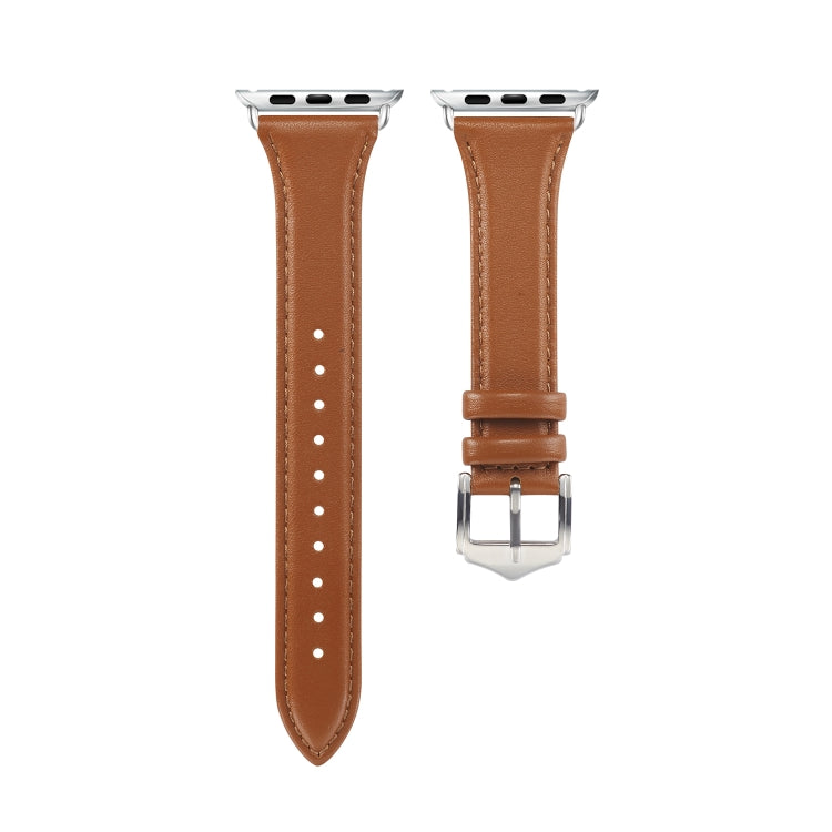 Rynx | Genuine Leather Bracelet for Apple Watch Series 7 41mm / 6 & SE & 5 & 4 40mm / 3 & 2 & 1 38mm (Brown)