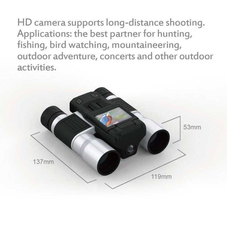 Rynx | W32 12x32 HD Digital Telescope 2.0inch LCD Video-recording Binocular Telescope