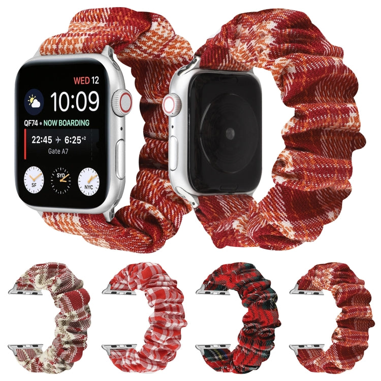 Rynx | Knotted Hair Tie Watch Strap for Apple Watch Series 9&8&7 41mm / SE 3&SE 2&6&SE&5&4 40mm / 3&2&1 38mm (Apricot)