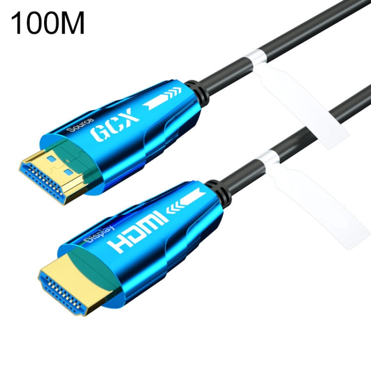 Rynx | HDMI 2.0 Male to HDMI 2.0 Male 4K HD Active Optical Cable, Cable Length: 100m