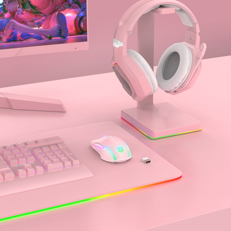 Rynx | ONIKUMA CW905 2.4G RGB Lighting Wireless Mouse (Pink)