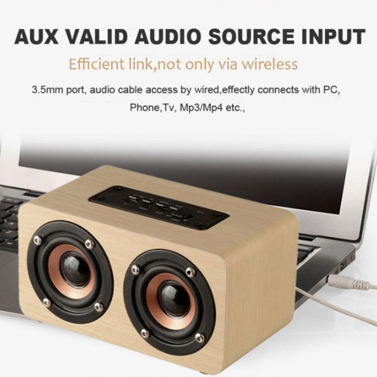 RYNX | W5+ Wooden Wireless Bluetooth Speaker(Mahogany)