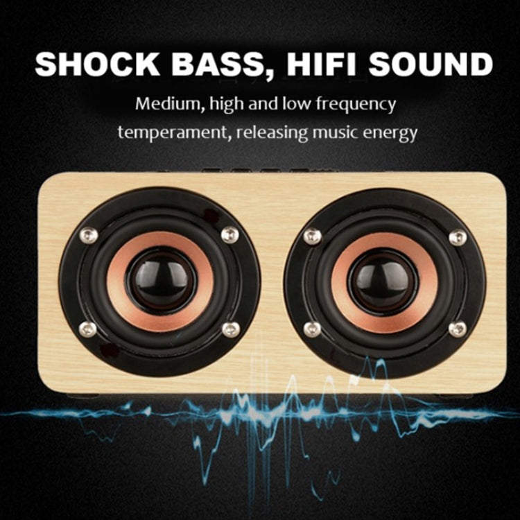 RYNX | W5+ Wooden Wireless Bluetooth Speaker(Mahogany)