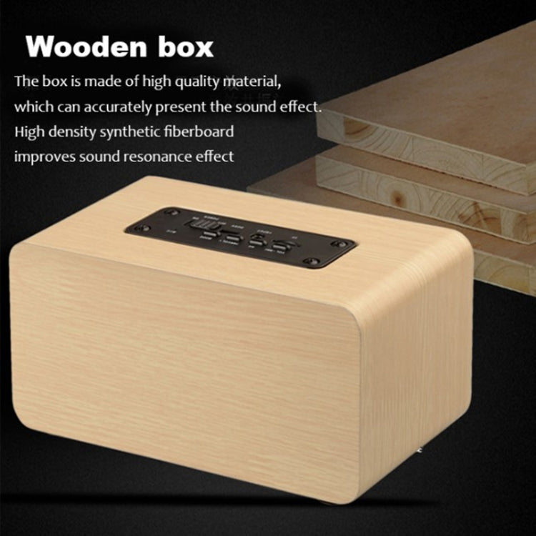 RYNX | W5+ Wooden Wireless Bluetooth Speaker(Mahogany)