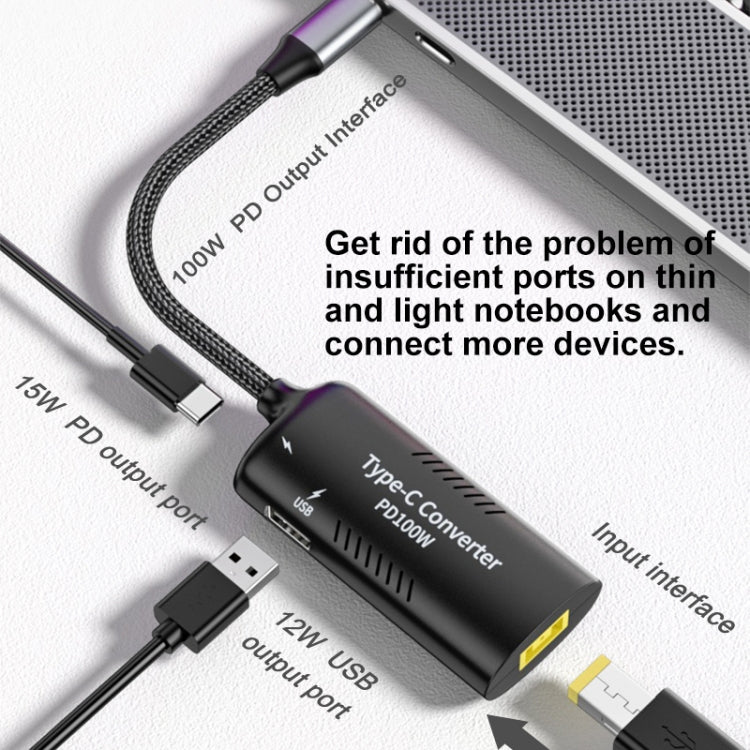 Rynx | DC7406 + Type-C + USB Female to Type-C Multi-Function Adapter