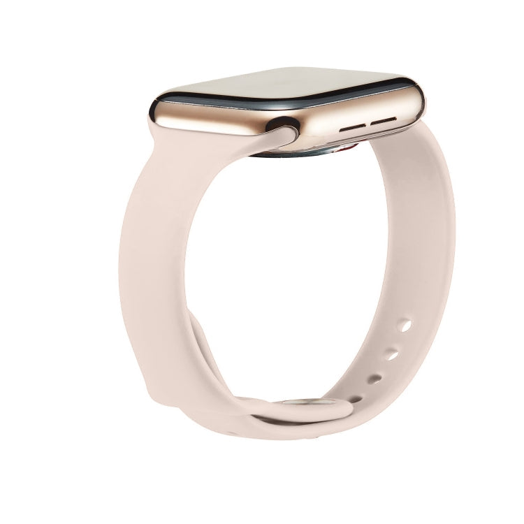 Rynx | For Apple Watch 5/4 44mm & 3/2/1 42mm Thin Silicone Strap (Pink Silty)