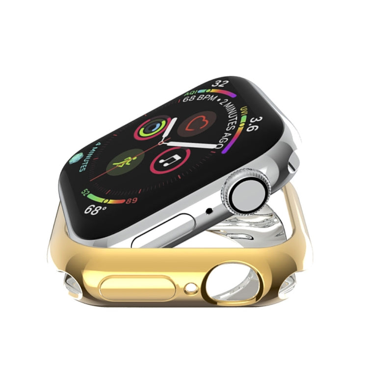 Rynx | For Apple Watch Series 5 & 4 40mm Plating TPU Round Hole Cave Protective Case (Gold)