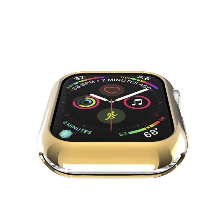 Rynx | For Apple Watch Series 5 & 4 40mm Plating TPU Round Hole Cave Protective Case (Gold)