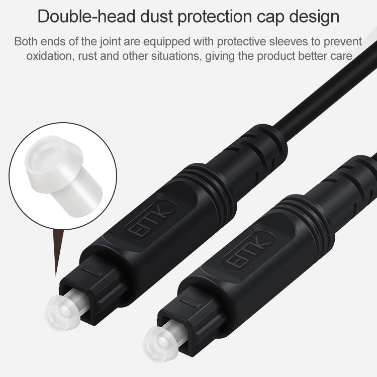 Rynx | 30m EMK OD2.2mm Digital Audio Optical Fiber Cable Plastic Speaker Balance Cable (Silver Gray)
