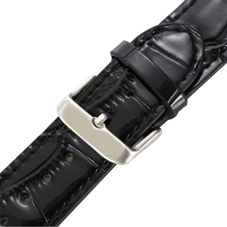 Rynx | For Apple Watch Series 7 45mm / 6 & SE & 5 & 4 44mm / 3 & 2 & 1 42mm Crocodile Texture Leather Strap (Green)