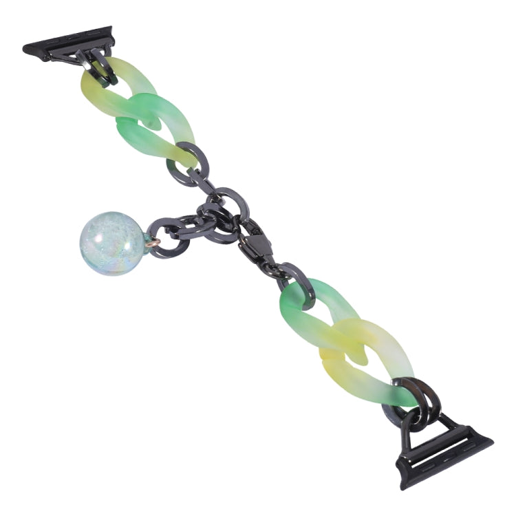 Rynx | For Apple Watch SE 40mm Gradient Resin Chain Watch Band (Green)