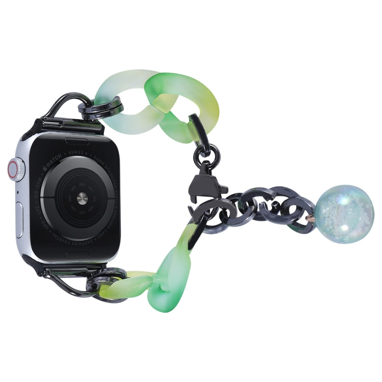 Rynx | For Apple Watch SE 40mm Gradient Resin Chain Watch Band (Green)