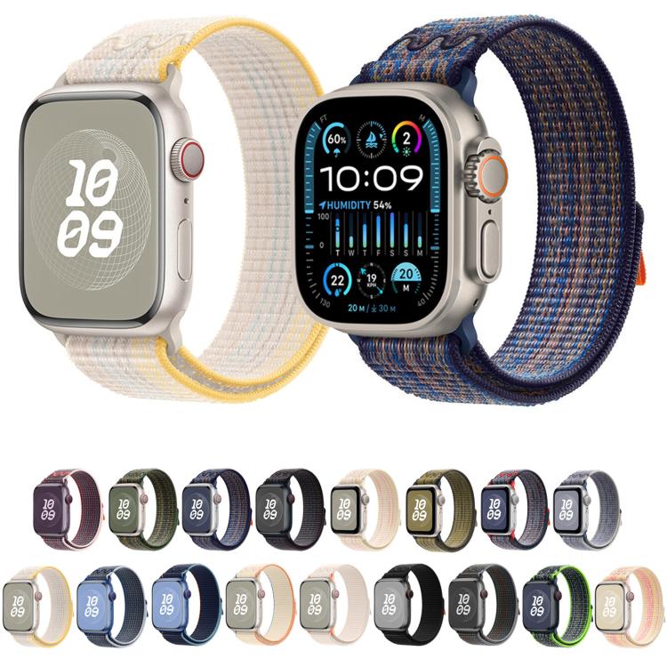 Rynx | For Apple Watch Series 5 40mm Loop Nylon Watch Band (Green Blue)