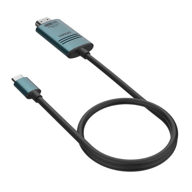 Rynx | Onten UC982 8K 60Hz USB-C / Type-C to HDMI Video HD Converter Cable (Pine Green)