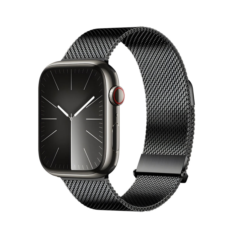 Rynx | For Apple Watch Series 9 45mm DUX DUCIS Milanese Pro Series Stainless Steel Band (Black)