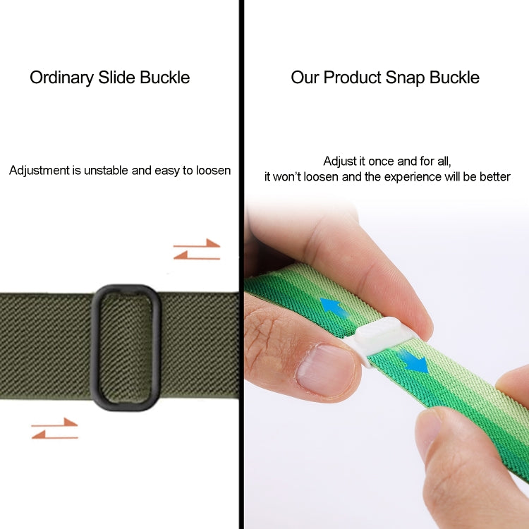 Rynx | For Apple Watch Series 9 45mm Carbon Fiber Textured Snap Buckle Nylon Watch Band (Gradient Gray)