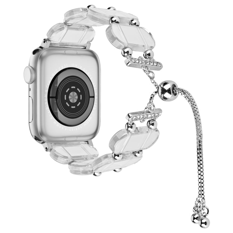 Rynx | For Apple Watch Series 9 41mm Resin Honeycomb Watch Band (Transparent)