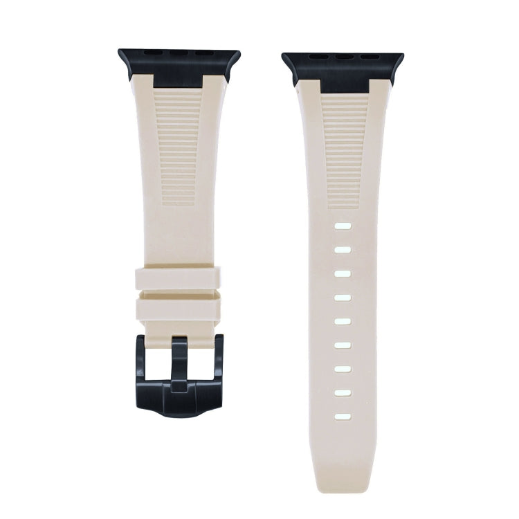 Rynx | For Apple Watch Series 7 45mm Loners Liquid Silicone Watch Band (Black Starlight)