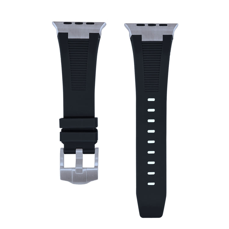 Rynx | For Apple Watch Series 2 42mm Loners Liquid Silicone Watch Band (Titanium Black)